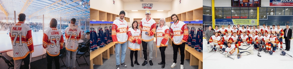 2024 RMU Hockey Game Page Banner